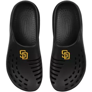 Молодежные сабо FOCO San Diego Padres Sunny Day черного цвета Unbranded