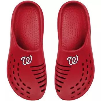 Молодежные сабо Sunny Day FOCO Red Washington Nationals Unbranded