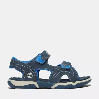 Молодежные сандалии Adventure Seeker с двумя ремешками Timberland, цвет Midnight Navy
