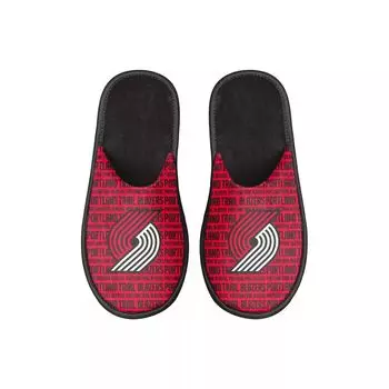 Молодежные шлепанцы FOCO Portland Trail Blazers с потертостями и надписью Unbranded