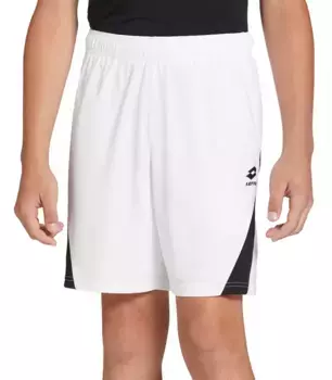 Молодежные шорты лото Lotto, цвет Pure White/Pure Black