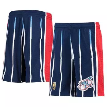 Молодежные шорты Mitchell & Ness Navy Houston Rockets Hardwood Classics Swingman Unbranded