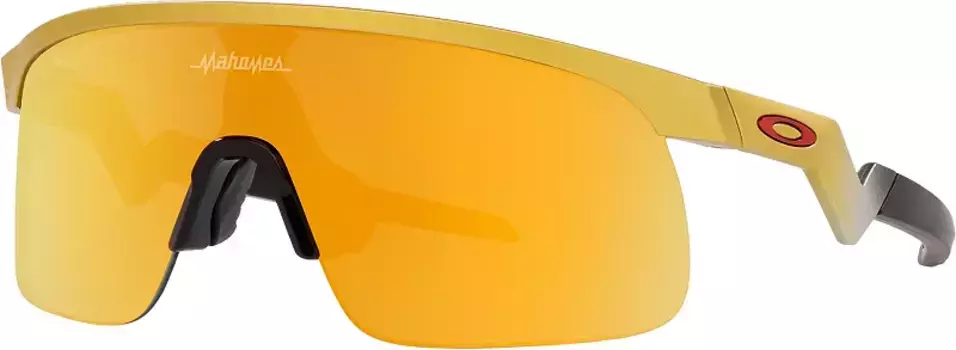 Молодежные солнцезащитные очки Oakley с резистором, цвет Olympic Gold/Prizm 24K