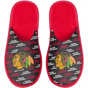 Молодежные тапочки FOCO Chicago Blackhawks Team Unbranded