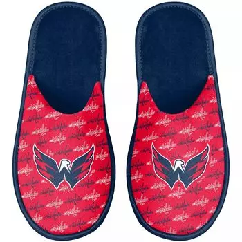 Молодежные тапочки FOCO Washington Capitals Team Unbranded