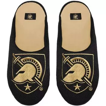 Молодежные тапочки из сетки с цветными блоками и большим логотипом FOCO Army Black Knights Unbranded