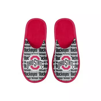 Молодежные тапочки-шлепанцы FOCO штата Огайо Buckeyes с потертостями и надписью Unbranded