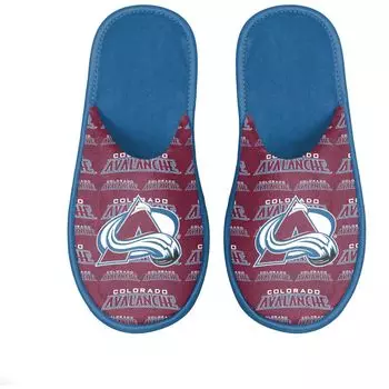 Молодежные тапочки-шлепанцы с надписью FOCO Colorado Avalanche Unbranded