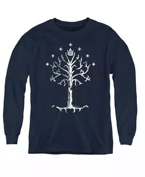 Молодежные толстовки с длинным рукавом «Дерево Гондора» Lord Of The Rings, синий