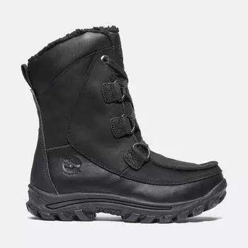 Молодежные водонепроницаемые ботинки Chillberg Timberland, цвет Black Nubuck