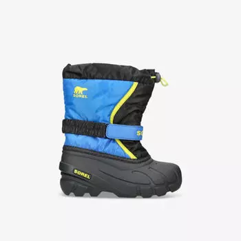 Молодежные зимние ботинки Flurry и резиновые зимние ботинки 3-7 лет Sorel, черный