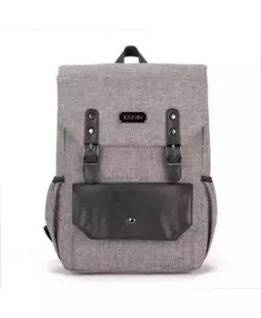 Молодежный бизнес-рюкзак для путешествий Youth Business Travel Slim с USB-портом для зарядки, вмещает ноутбук до 15.6 дюймов IZOD, серый