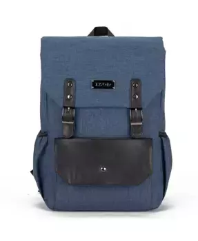 Молодежный бизнес-рюкзак для путешествий Youth Business Travel Slim с USB-портом для зарядки, вмещает ноутбук до 15.6 дюймов IZOD, синий