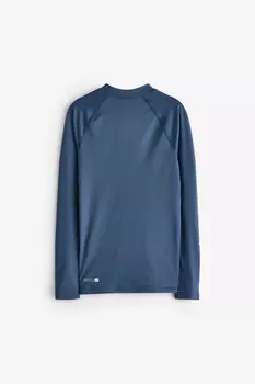 Молодежный длинный рукав upf50 rush жилет Quiksilver, синий
