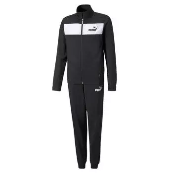 Молодежный спортивный костюм из полиэстера PUMA, черный черный