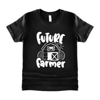 Молодёжная футболка с короткими рукавами и рисунком Future Farmer The Juniper Shop, черный