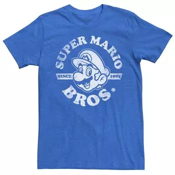 Молодёжная мужская винтажная футболка Nintendo Super Mario Bros с 1981 года выпуска Licensed Character