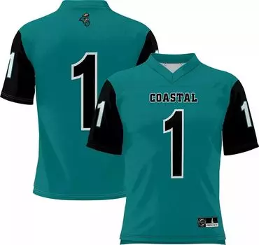 Молодёжная прибрежная футбольная майка Prosphere Carolina Chanticleers #1 из полностью сублимированной футболки