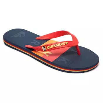 Molokai Word Block Quiksilver детские шлепанцы, многоцветный