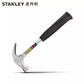 Молоток-гвоздодер Stanley со стальной ручкой 16 унций 51-081-23