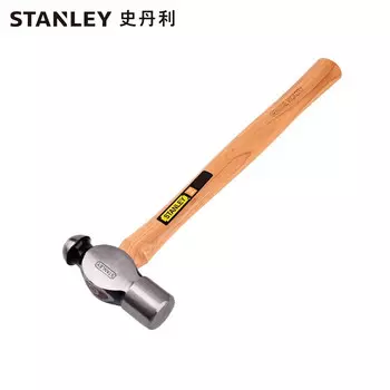Молоток Stanley с шариковой головкой, 40 унций, ручка из орехового дерева, железный молоток для гвоздей, стальной молоток, молоток из грецкого ореха, маленький молоток, ударный молоток 54-194-23