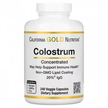 Молозиво California Gold Nutrition, 240 капсул