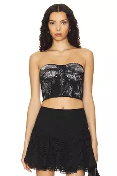 Молпи топ Charo Ruiz Ibiza, черный