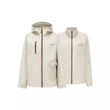 MOLY VIVI Куртка унисекс для активного отдыха, Овсянка белая (подойдет)