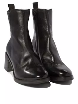 Moma ботильоны Agnes из кожи 70 мм, черный