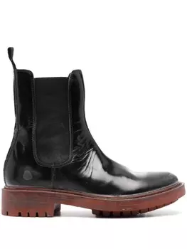 Moma ботинки с эффектом потертости, черный