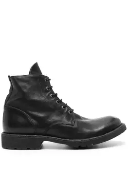 Moma ботинки с тисненым логотипом, черный