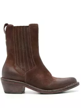 Moma сапоги на каблуке, коричневый