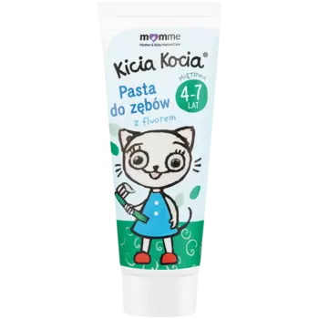 Momme Kicia Kocia зубная паста со вкусом мяты для детей 4-7 лет, 50 мл