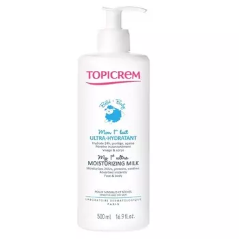 Mon 1Er Ультраувлажняющее молочко 500мл, Topicrem