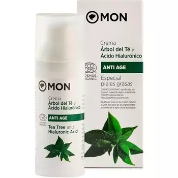 MON Крем с чайным деревом и гиалуроновой кислотой 50мл Mon Deconatur