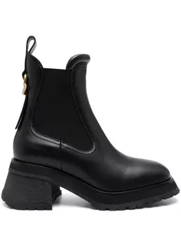 Moncler 70мм ботинки Gigi, черный