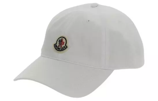 Moncler Бейсболка мужская хлопковая белые