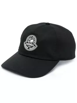 Moncler бейсболка с логотипом, черный