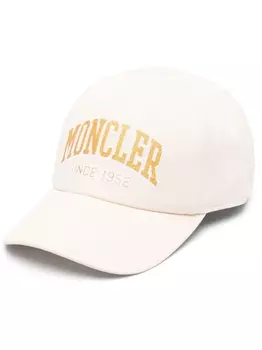 Moncler бейсболка с логотипом, нейтральный цвет