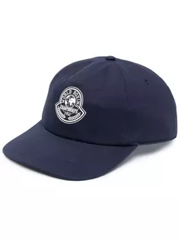 Moncler бейсболка с логотипом, синий