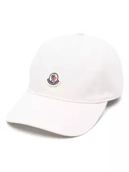 Moncler бейсболка с нашивкой-логотипом, нейтральный цвет