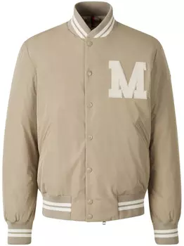 Moncler бомбер с логотипом, нейтральный