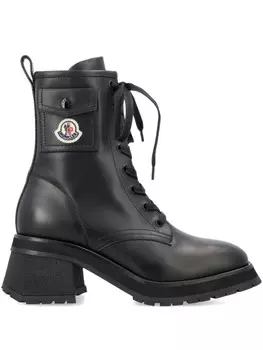 Moncler ботильоны Gigi с карманами, черный