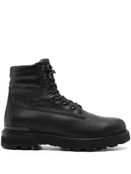 Moncler ботинки Peka на шнуровке, черный