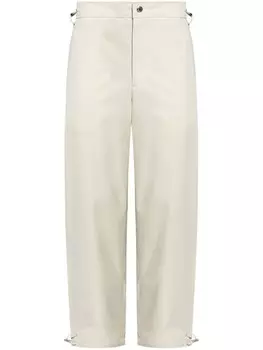 Moncler брюки из канваса, нейтральный цвет