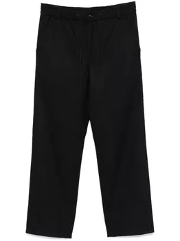 Moncler брюки из вирджинской шерсти, синий