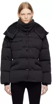 Moncler Черный Каракорум Пуховик