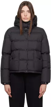 Moncler Черный Пуховик Ebre