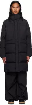 Moncler Черный пуховик Imai