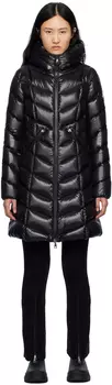 Moncler Черный пуховик Marus